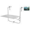 ProGarden Tavolo da Balcone Grigio Opaco