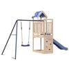 vidaXL Set da Gioco da Esterno in Legno Massello di Pino