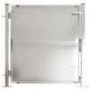 vidaXL Cancello da giardino 100x100 cm in acciaio inox