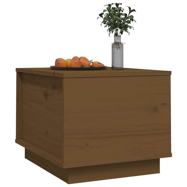 vidaXL Tavolino da Salotto ambra 40x50x35 cm Legno Massello di Pino