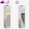 vidaXL Lucina LED Solare da Percorso 2 pcs Argento