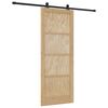 vidaXL Porta scorrevole ORKDAL Marrone 83 x 211 cm Pino massello