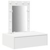 vidaXL Tavolo da Trucco Bianco 60 x 40 x 70 cm Legno ingegnerizzato