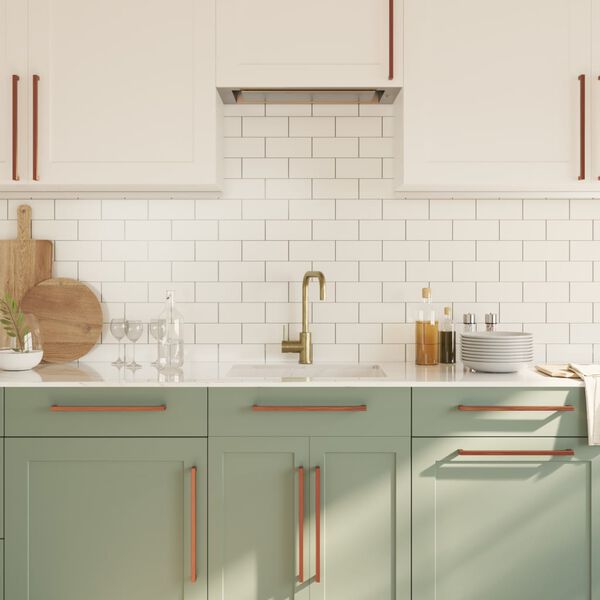 vidaXL Maniglie per Mobili 20 pz Bronzo 320 mm in Acciaio Inox