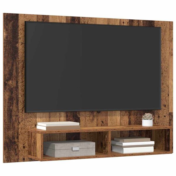 vidaXL Set mobile TV Legno vecchio 120 x 23,5 x 90 cm