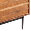 vidaXL Mobile Porta TV 140x30x45 cm in Legno Massello di Acacia