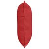 vidaXL Cuscino per Schiena Rosso 60 x 19 x 50 cm Tessuto