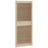 vidaXL Porta per Armadio 2 pcs Naturale 140,5 x 2,1 x 59,5 cm