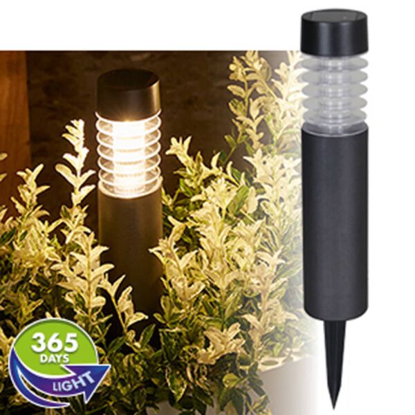 Luxform Luci Solari da Giardino a LED Valence 3 pz Antracite