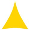 vidaXL Parasole a Vela Oxford Triangolare 4x5x5 m Giallo