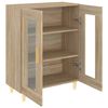 vidaXL Credenza Rovere Sonoma 69,5x34x90 cm in Legno Multistrato