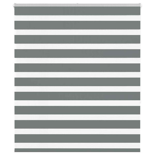 vidaXL Tenda a Rullo Zebra Larghezza Tessuto 125,9 cm Poliestere