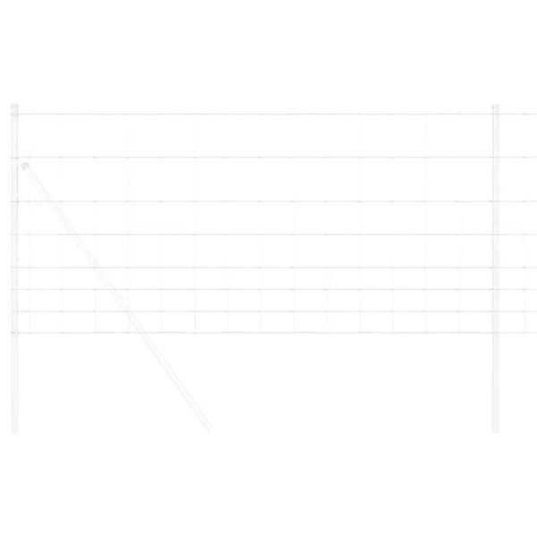 vidaXL Recinto Selvaggio Zincato a Caldo 1000 x 100 x 0,18 cm Ferro