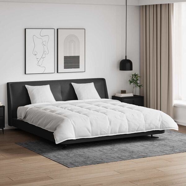 vidaXL Set di Piumoni con cuscino 3 pcs Bianco Piuma d'anatra