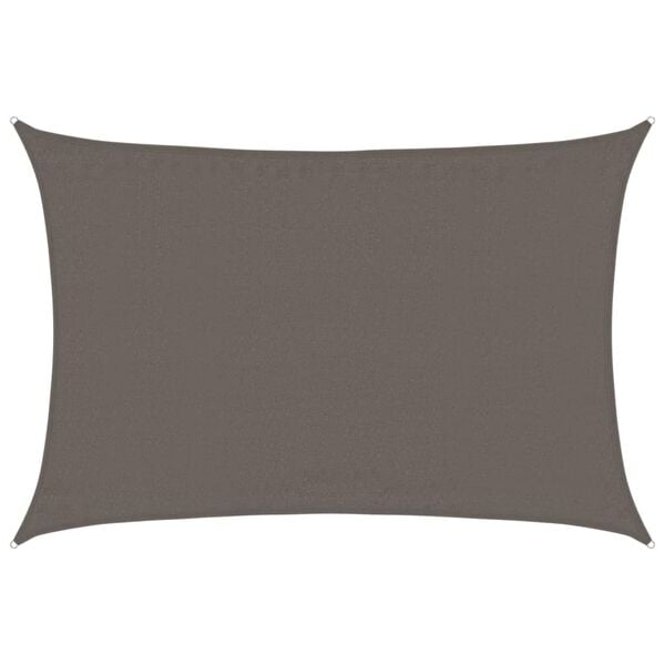 vidaXL Vela Parasole 160 g/m² Antracite 3,5x4,5 m in HDPE