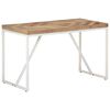 vidaXL Tavolo da Pranzo 120x60x76 cm Legno Massello di Acacia e Mango