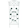 vidaXL Recinzione per Giardino 3 pcs Verde 112 x 40 cm Acciaio