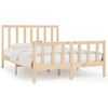vidaXL Giroletto in Legno Massello 140x190 cm