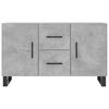 vidaXL Credenza Grigio Cemento 100x36x60 cm in Legno Multistrato