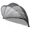 vidaXL Dome Piscina Nero 592 x 590 x 275 cm