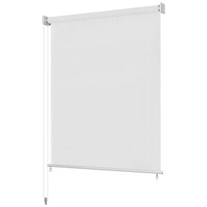 vidaXL Tenda a Rullo per Esterni 125(L)x230(A) cm bianca
