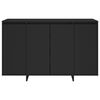 vidaXL Credenza Nera 120x41x75 cm in Truciolato