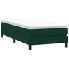 vidaXL Giroletto a Molle senza Materasso Verde Scuro 80x210 cm Velluto