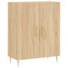 vidaXL Credenza Rovere Sonoma 69,5x34x90 cm in Legno Multistrato