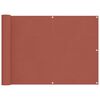 vidaXL Schermo da balcone Terracotta 75 x 200 cm
