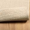 vidaXL Tappeto ZIZUR Beige 60x110 cm Aspetto Iuta Interni ed Esterni