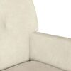 vidaXL Panca Chesterfield Crema 112 x 65,5 x 75 cm Velluto