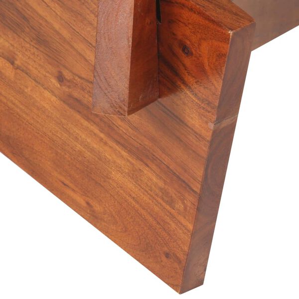 vidaXL Tavolino da Salotto 60 cm in Legno Massello di Acacia