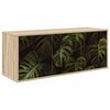 vidaXL Mobile TV da Parete ELBURG 102 x 33 x 40 cm Rovere Sonoma
