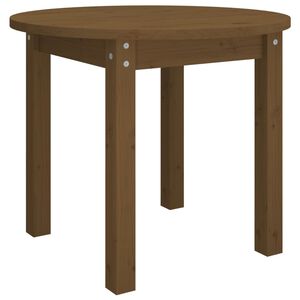 vidaXL Tavolino da Salotto Ambra &Oslash; 55x45 cm in Legno Massello di Pino