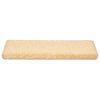 vidaXL Tappetini per scale 10 pz 65x21x4 cm Crema Bordo rettangolare