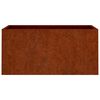 vidaXL Fioriera 62x40x39 cm Acciaio Corten