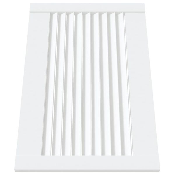 vidaXL Ante a Lamelle 2 pz Bianche 39,5x59,4 cm in Legno di Pino