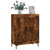 vidaXL Credenza Rovere Fumo 69,5x34x90 cm in Legno Multistrato
