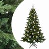 vidaXL Albero di Natale artificiale con palline 120 cm 150 LED