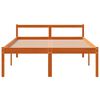 vidaXL Letto per Anziani Marrone Cera 140x200cm Legno Massello di Pino