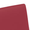 vidaXL Sedie da Pranzo con Ruote 2 pcs Rosso vino 57 x 66 x 94 cm