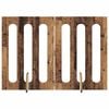vidaXL Recinto pieghevole per animali 2 pz Legno di quercia