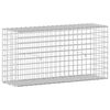 vidaXL Gabione con Filo da 5 mm e Rete da 5x5 cm 100x30x50 cm
