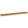 vidaXL Fioriera Rialzata da Giardino 960x100x36 cm in Acciaio Corten