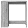 vidaXL Tavolo Bar con Rastrelliera Grigio 101x40x103,5 cm Multistrato