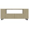 vidaXL Mobile per TV Rovere Sonoma 120x35x48 cm Legno Multistrato