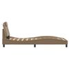 vidaXL Giroletto Viana senza Materasso Cappuccino 90x190 cm in Similpelle