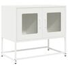 vidaXL Mobile TV Bianco 68x39x60,5 cm in Acciaio Laminato a Freddo
