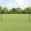 vidaXL Recinzione con Posto Verde 0,6 x 10 m Acciaio e PVC