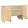 vidaXL Scrivania rovere sonoma 140 x 49 x 76 cm Legno multistrato